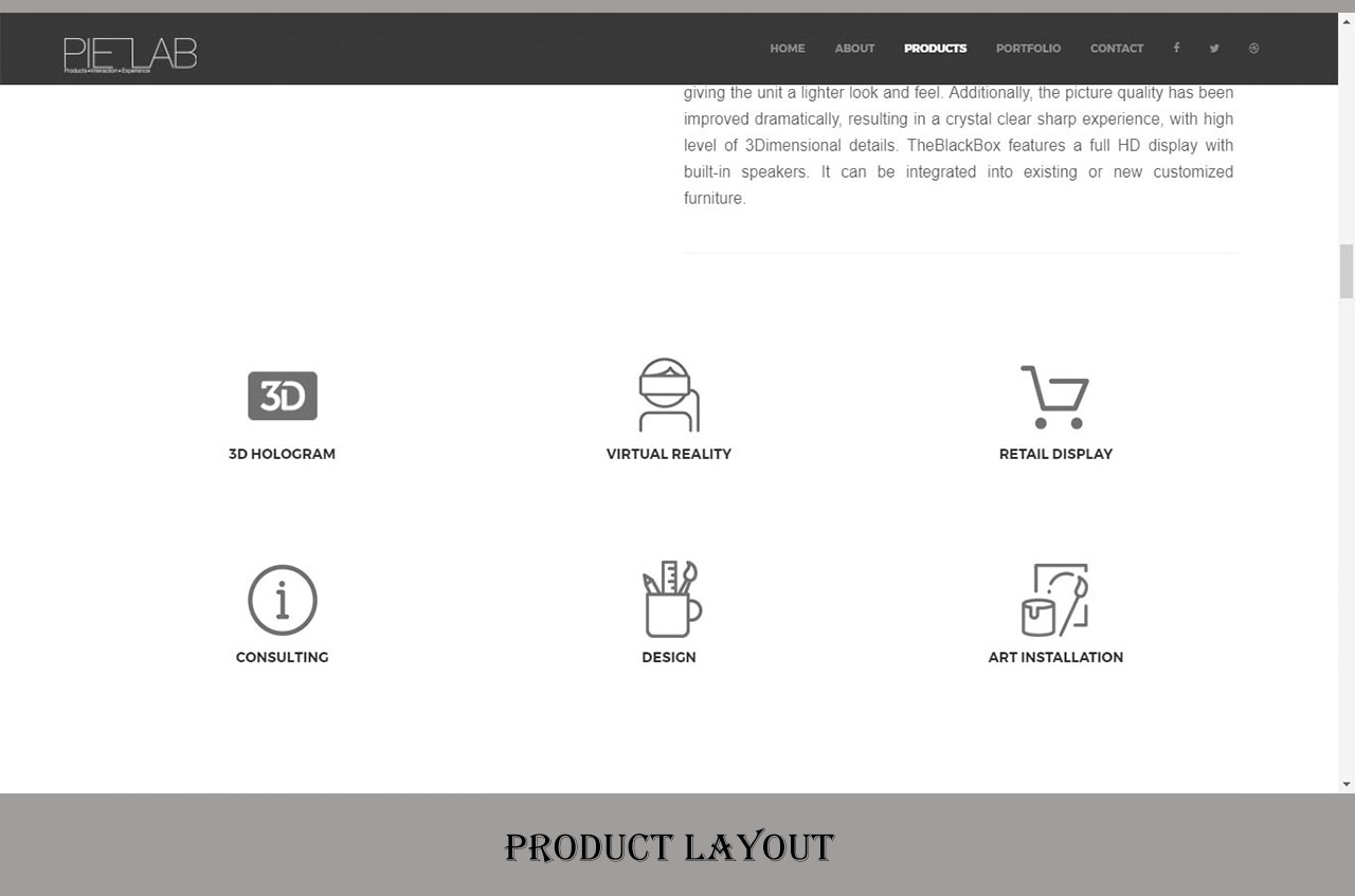 Product Layout